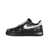 [Custom The origin of the female style]Nike Air Force 1 Origin Slip-Resistant Coverage Low-Top Skateboard Shoes Women's Black