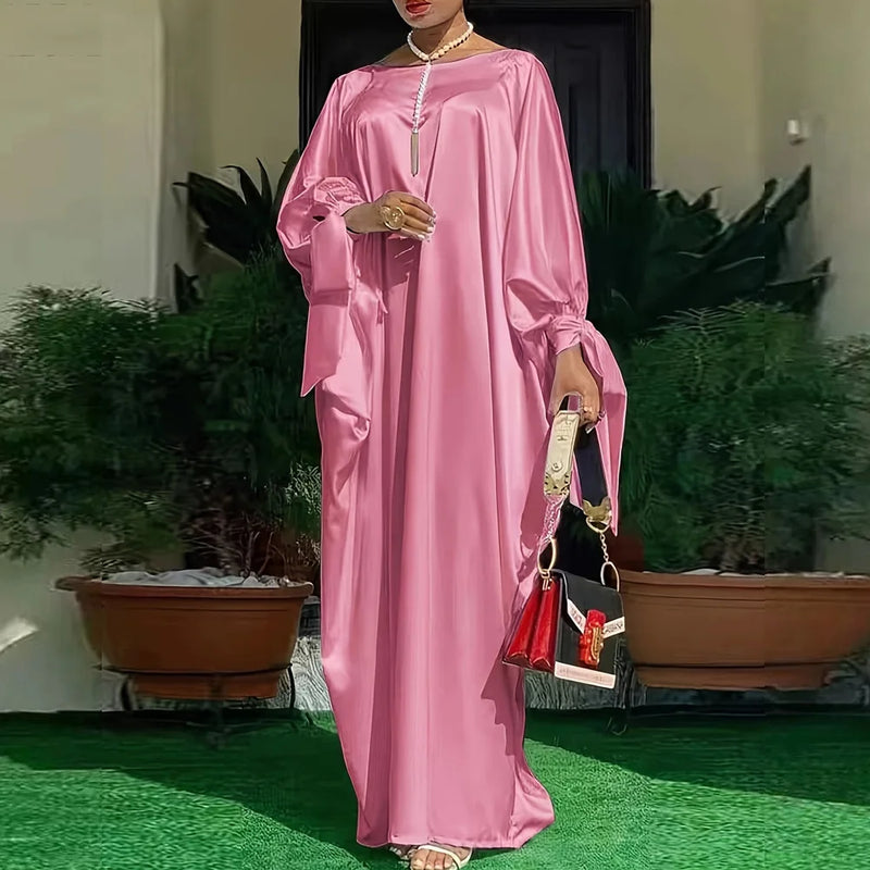 Muslim Abaya for Women Party Dresses 2025 Kaftan Lace Up Morocco Dubai Ramadan Abayas Islam Vestidos Arab Long Robe Jalabiya