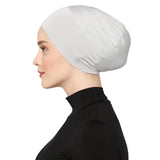 Islamic Black Sport Modal Hijab Undercap Muslim Abaya Hijabs For Woman Abayas Jersey Turbans Turban Instant Head Wrap Women Cap
