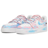 [Custom Women's Macaron Love in blue and pink]Nike Air Force 1 Low CUS ID Macaron Love Low-Top Skateboard Shoes Women's Blue
