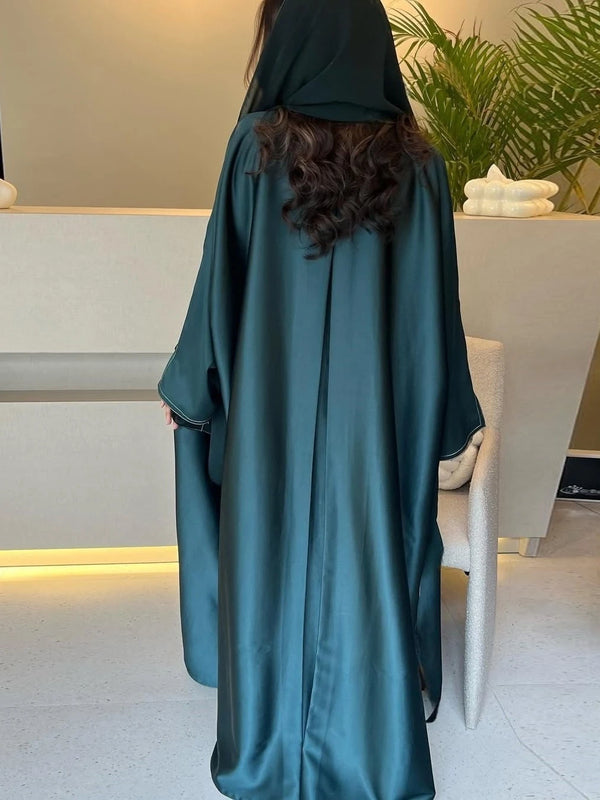 Muslim Modest Abaya Women Cardigan Dress Ramadan Eid Party Abayas Dresses Arab Long Robe Morocco Dubai Kaftan Vestidos Jalabiya