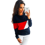 Color Block Pullover Hoodie for Casual Wear