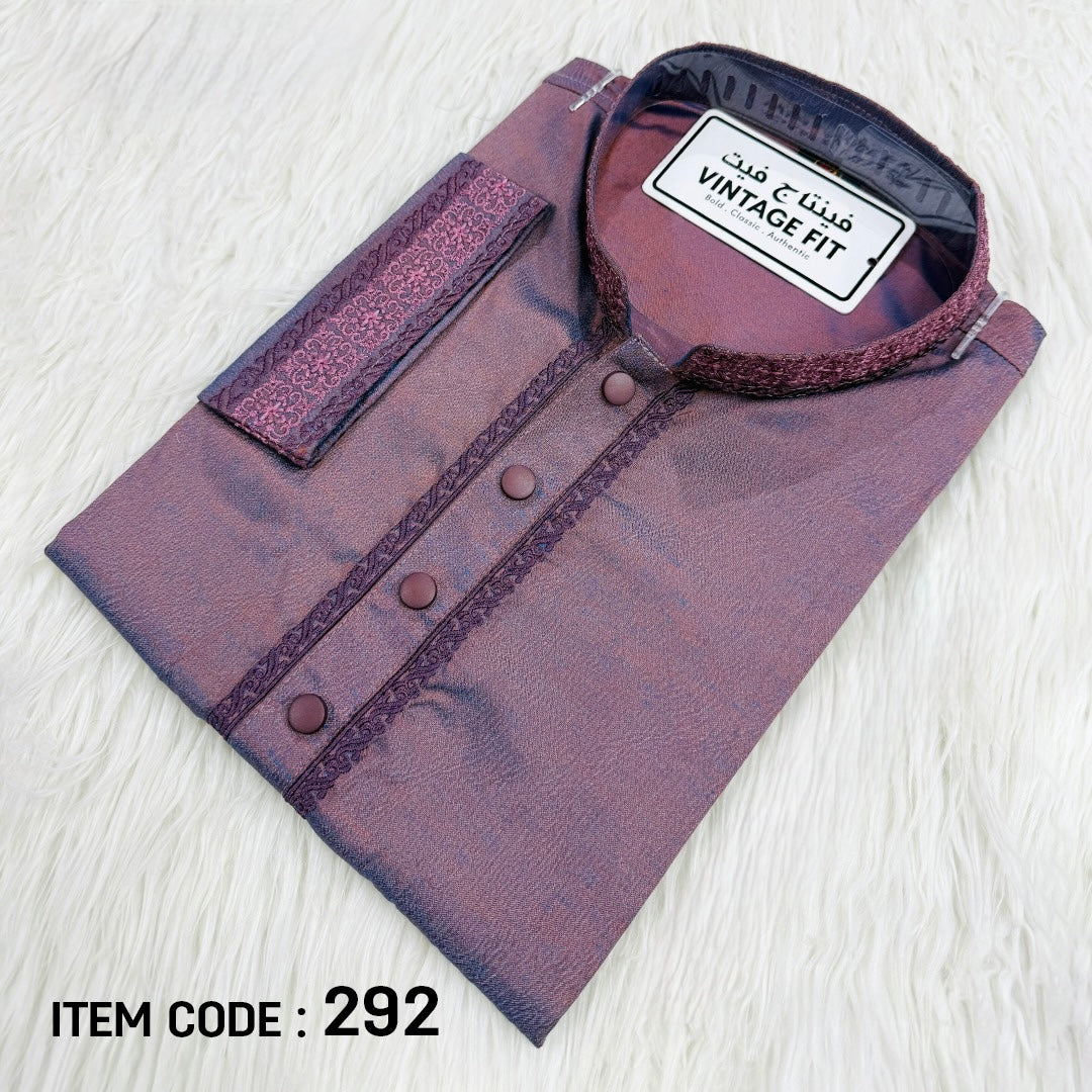 The Amethyst Luster (Purple Panjabi)  P0016|292 - Raakaat