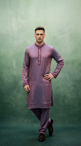 The Amethyst Luster (Purple Panjabi)  P0016