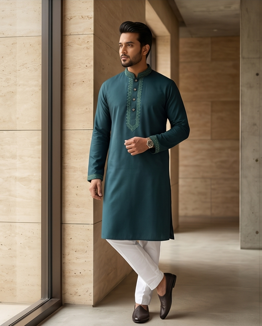 Midnight Elegance Panjabi Collection | P0035 | 354 - Raakaat