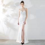 Elegant Mermaid Maxi Dress with Straps for Events