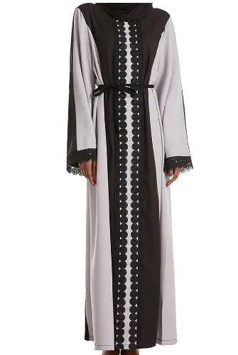 Lace Cardigan Robe for Muslim Women