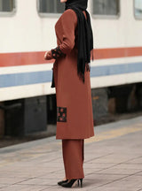 Dubai Abaya Two-Piece Set for Muslim Women