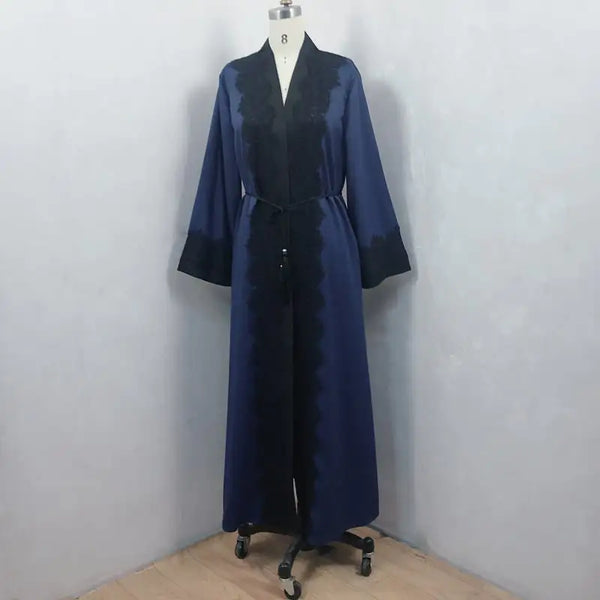 Lace Cardigan Robe for Muslim Women