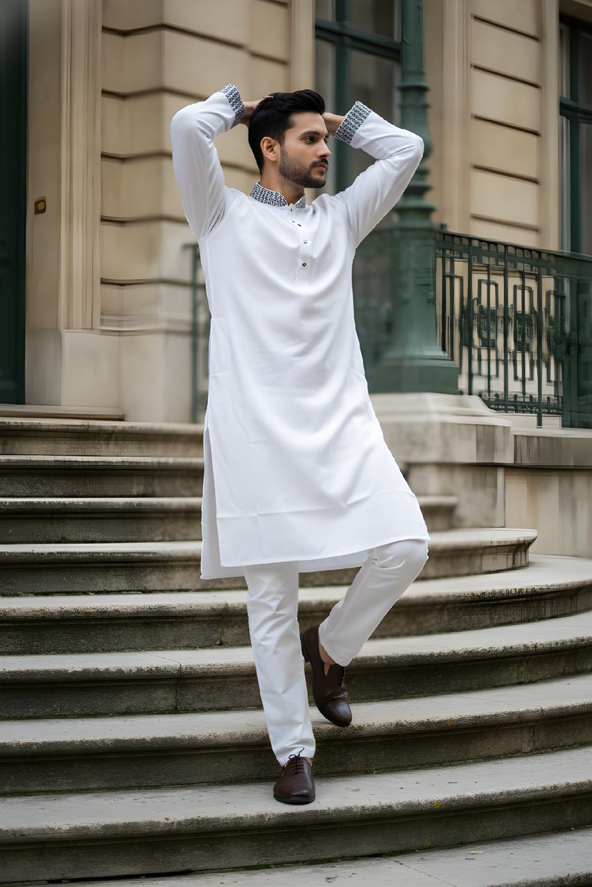 Ivory Grace Premium Panjabi   P0010 |174 - Raakaat