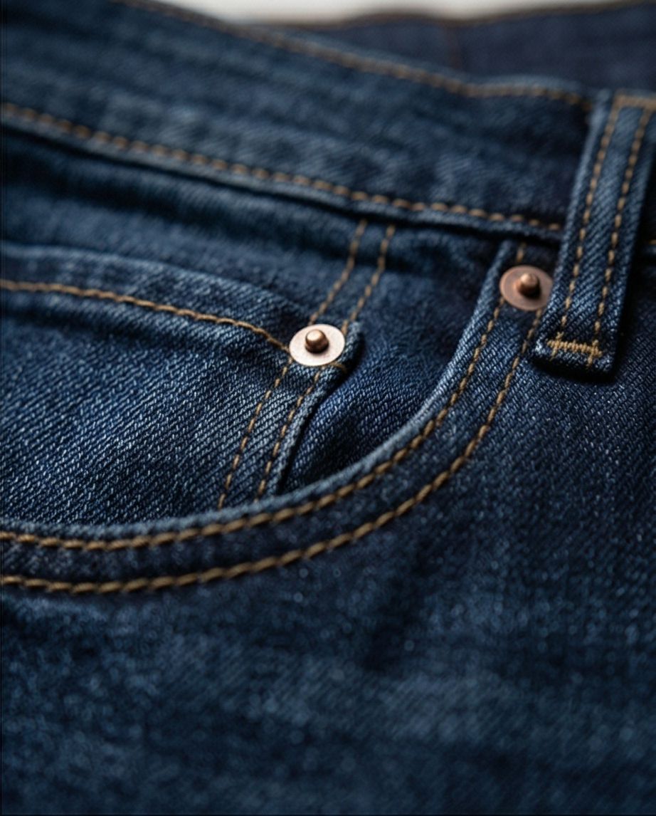Vintage Blue – Premium Slim-Fit Whisker Denim | 18 - Raakaat