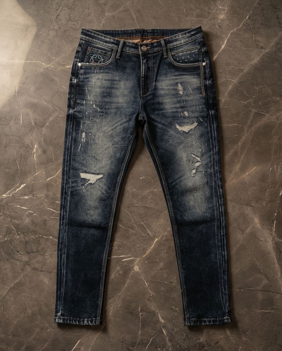 Urban Edge Distressed Denim – Signature Star Edition |  20 - Raakaat