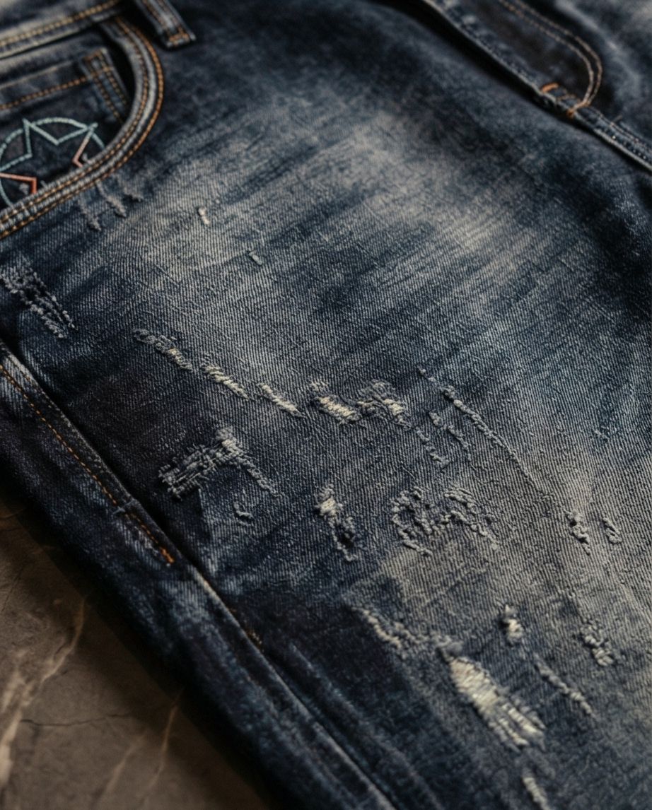 Urban Edge Distressed Denim – Signature Star Edition |  20 - Raakaat