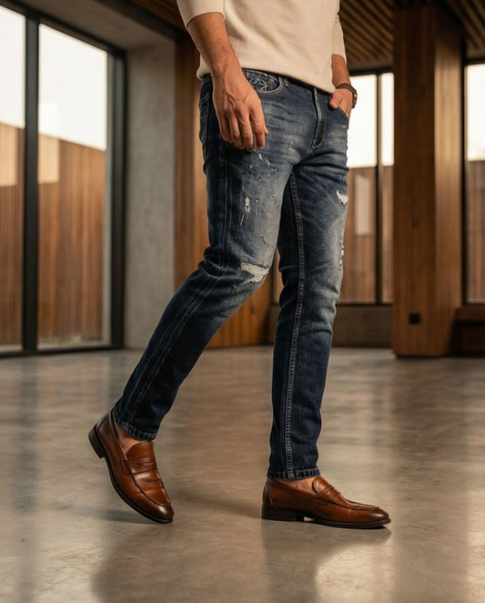 Urban Edge Distressed Denim – Signature Star Edition |  20 - Raakaat