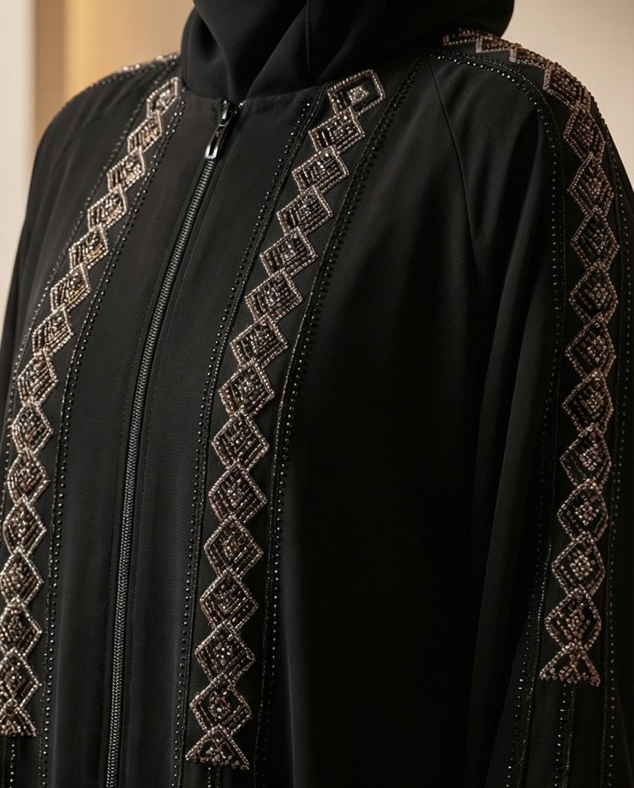 The Midnight Orion Abaya | 6 - Raakaat