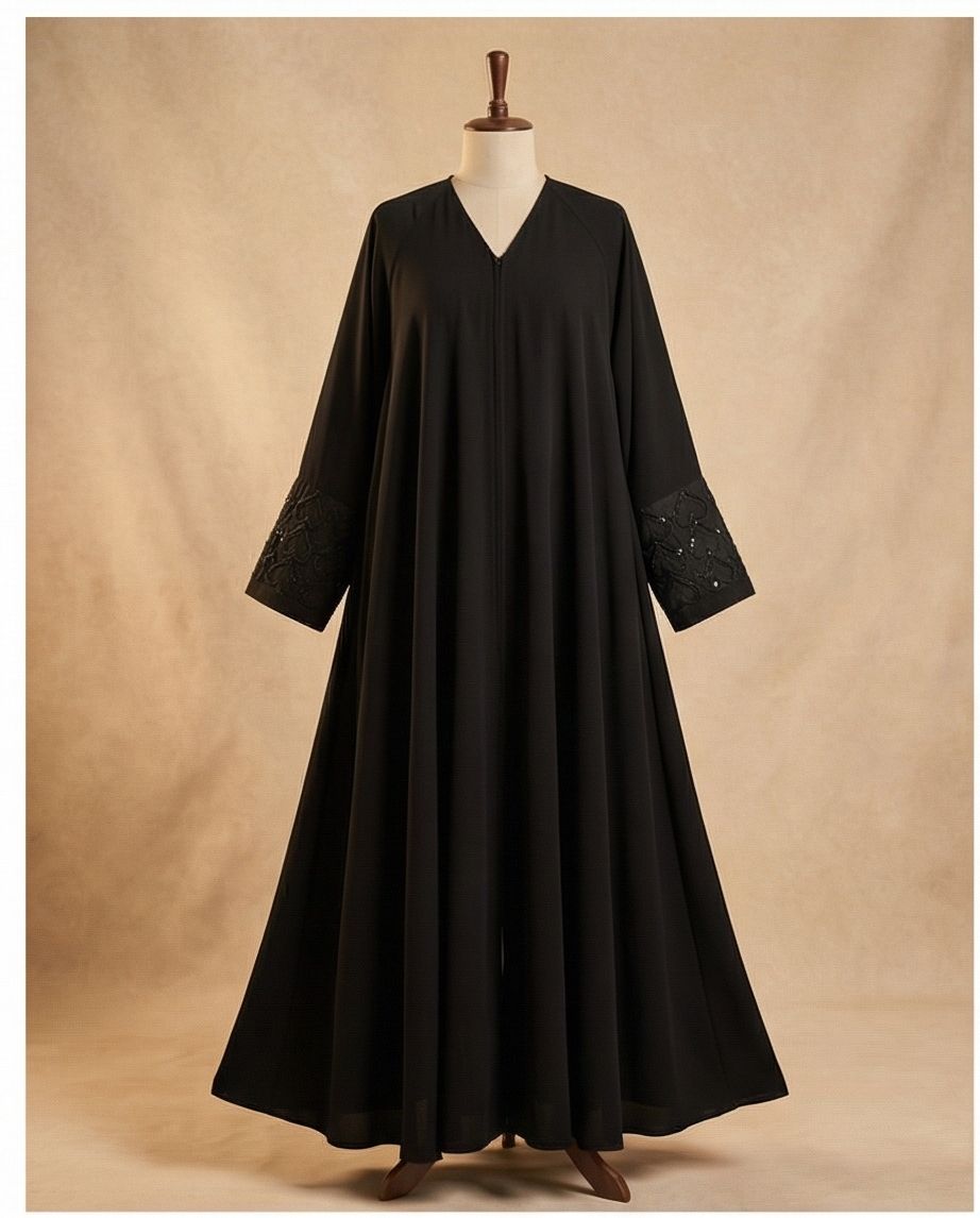 The Amethyst Blossom Abaya | 9 - Raakaat