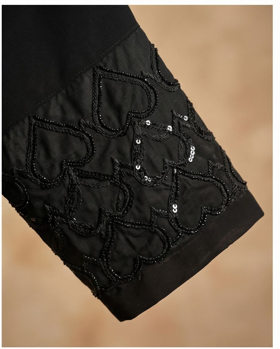 The Amethyst Blossom Abaya | 9 - Raakaat