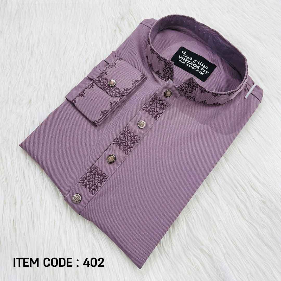 Mauve Orchid Designer Panjabi|402| - Raakaat