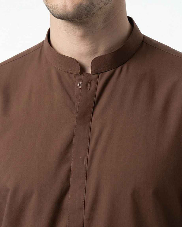 Classic Walnut Brown Salwar Kameez - Essential Modern Heritage | SK02 - Raakaat