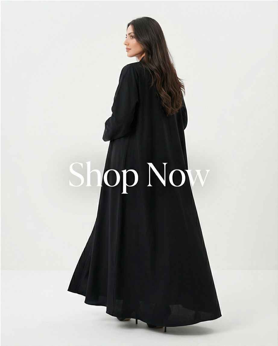 Luxury Handcrafted Embroidery Abaya Set -  A0004 - Raakaat
