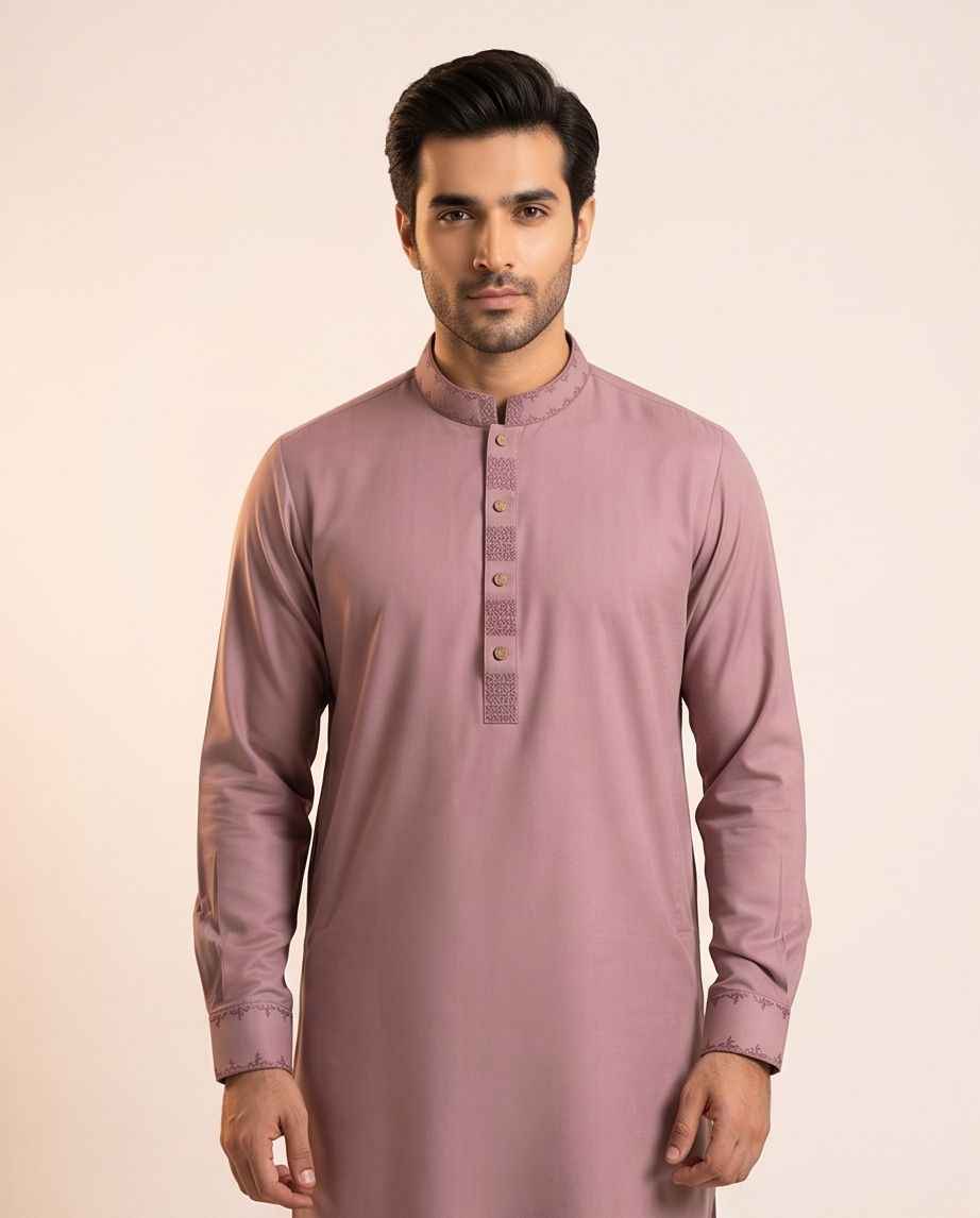 Mauve Orchid Designer Panjabi|402| - Raakaat