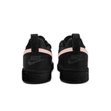 [Custom Black of black]Nike Court Borough Low 2 Black Juren Non-slip Lightweight Low-Top Skateboard Shoes GS Black Pink
