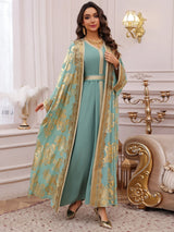 Women Dress Muslim Abaya Embroidery Party Jalabiya Ramadan Long Dresses Abayas Vestidos Largos Kaftan Arab Long Robe 2025