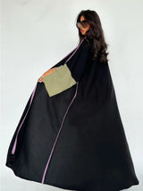 Muslim Abaya for Women Split Sleeve Modest Morocco Party Dresses Ramadan Cardigan Abayas Kaftan Dubai Arab Long Robe 2024