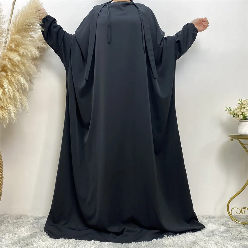 New Muslim women's prayer dress Ramadan abaya Middle East Dubai Turkey Eid dress and Islamic floor-length dress