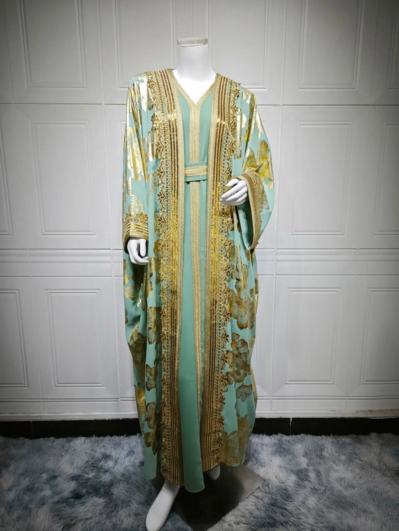 Women Dress Muslim Abaya Embroidery Party Jalabiya Ramadan Long Dresses Abayas Vestidos Largos Kaftan Arab Long Robe 2025