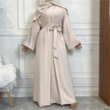 Modest Abayas For Women Muslim Sets Turkey Kaftan Islam Clothing Ramadan Ensembles Musulmans Caftan Marocain Femme Hijab Robe