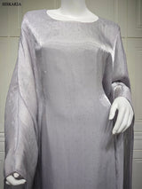 Dubai Elegant cock abaya Polka Dot Dresses Long Dolman Sleeve For Muslim Women's Brief Kaftan