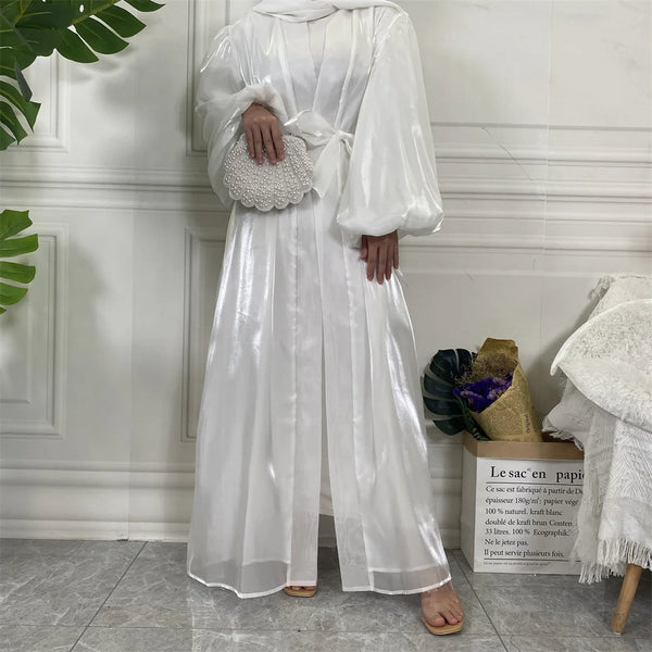 Modest Abaya Ramadan Dubai Robe Femme Musulmane Turkey Kaftan Islamic Clothing Muslim For Women Kimono Caftan Marocain Cardigan