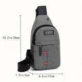 Lady adjustable chest pocket outdoor mountain bike single-shoulder diagonal cross Oxford fabric chest pocket