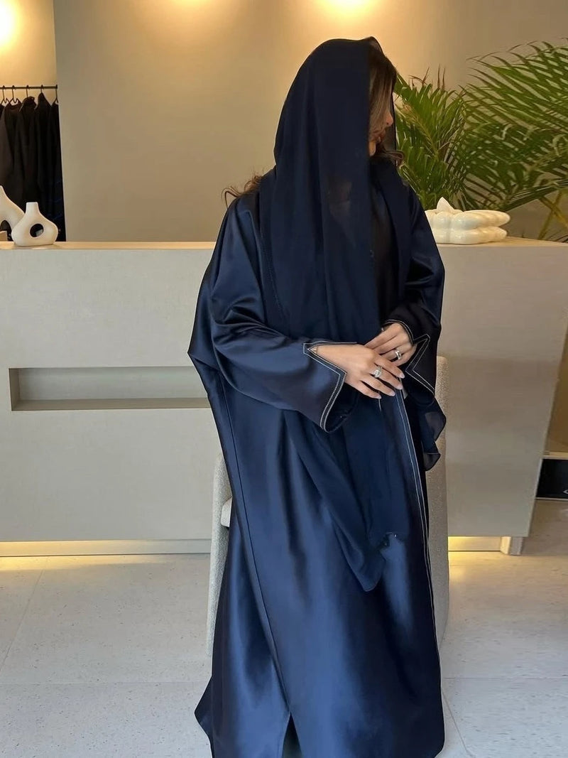 Muslim Modest Abaya Women Cardigan Dress Ramadan Eid Party Abayas Dresses Arab Long Robe Morocco Dubai Kaftan Vestidos Jalabiya