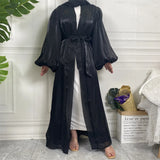 Modest Abaya Ramadan Dubai Robe Femme Musulmane Turkey Kaftan Islamic Clothing Muslim For Women Kimono Caftan Marocain Cardigan
