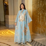 Elegant Muslim Dress Dubai Turkey Robes Islam Saudi Arabia Long Evening Dress Abaya for Women Light Luxury Party Dress Vestidos