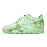 [Custom Duckweed]Nike Air Force 1 Low-Top Skateboard Shoes Men's Green