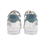 [Custom Ninth Street 2.0]Nike Air Force 1 Skateboard Shoes Unisex Low-Top Gray/White/Gray Blue/Purple/Blue/Black