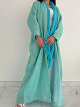 Middle-East Ethnic Clothing Full Sleeve Solid Loose Abaya Muslim Women Abayas Casual Kaftans Islamic Maxi Dresses Jilbabs