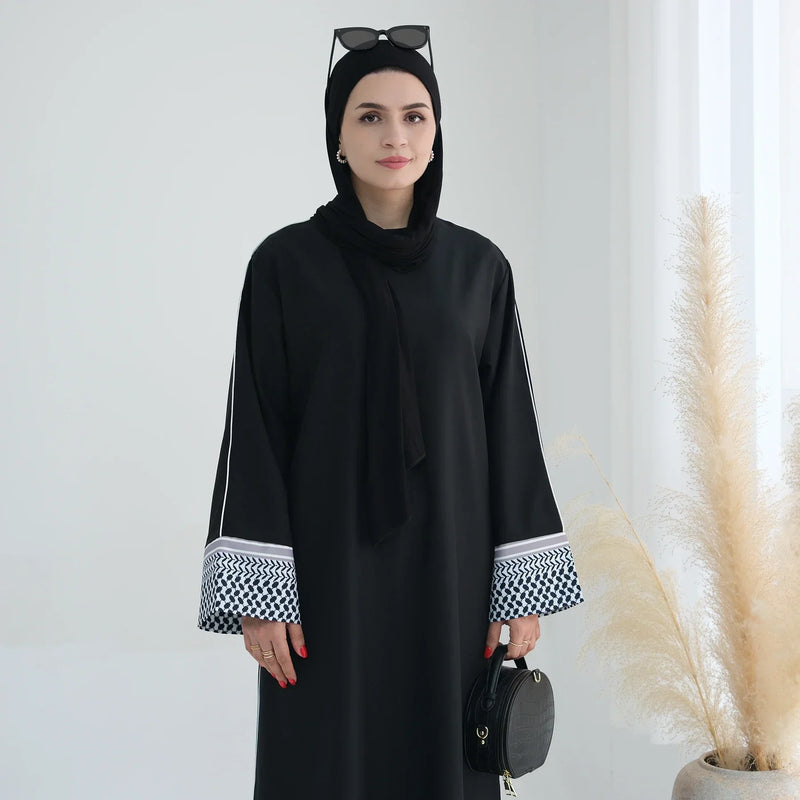Women Muslim Modest Dress Turkey Kaftan Eid Djellaba Ramadan Islamic Clothing Dubai Abaya Kebaya Caftan Marocain Femme Jalabiya