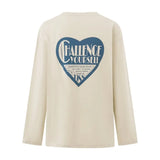 Spring And Summer Loose Student Blouse Half-Sleeve Tops New 100% Cotton Women'S Clothing Y2k Khaki long Sleeve T-Shirt Female