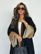 Muslim Abaya for Women Split Sleeve Modest Morocco Party Dresses Ramadan Cardigan Abayas Kaftan Dubai Arab Long Robe 2024