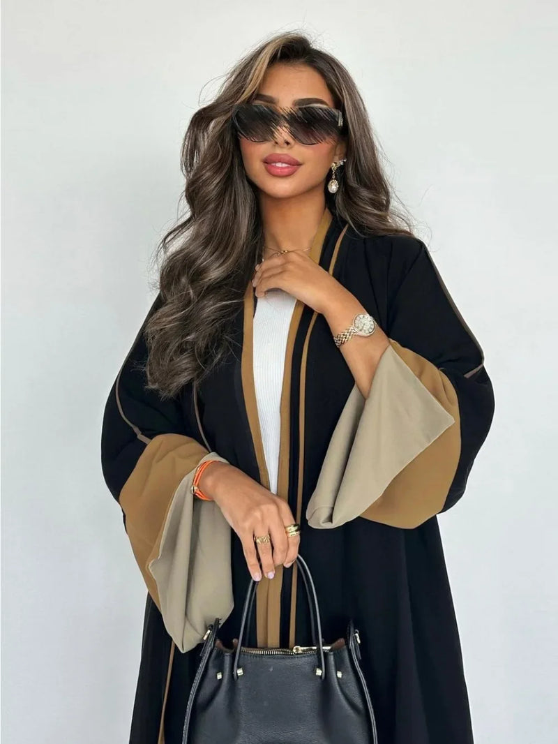 Muslim Abaya for Women Split Sleeve Modest Morocco Party Dresses Ramadan Cardigan Abayas Kaftan Dubai Arab Long Robe 2024