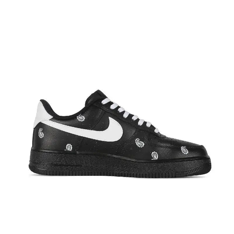 [Custom The origin of the female style]Nike Air Force 1 Origin Slip-Resistant Coverage Low-Top Skateboard Shoes Women's Black