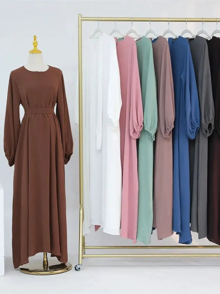 Abayas Muslim Arabic Modest Dress Prayer Clothes For Women Abaya Dubai Turkey Islam Kaftan Robe Femme Musulmane Vestidos