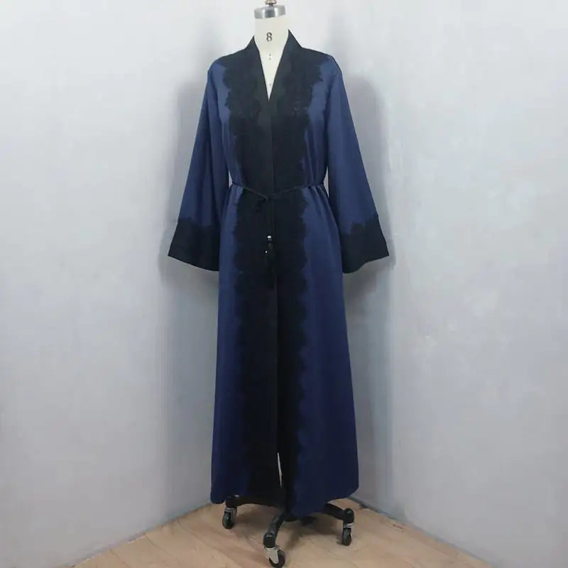 Lace Cardigan Robe for Muslim Women