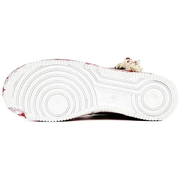 [Custom Crime Scene No. 7]Nike Air Force 1 SuiXin Size 7 Case Scene Coverage Wear-Resistant Low-Top Skateboard Shoes Unisex W