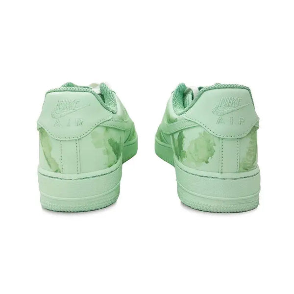 [Custom Duckweed]Nike Air Force 1 Low-Top Skateboard Shoes Men's Green