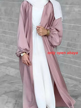 Summer Puff Sleeve Muslim  Abaya Women Dress Elegant Modest Morocco Party Long Dress Islamic Turkey Dubai Eid Ramadan Jubah Robe